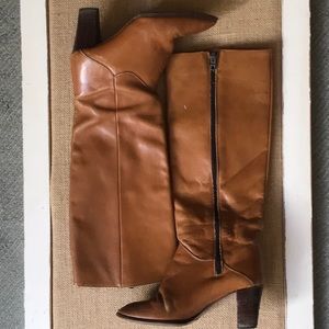 Vintage Brown leather boots 👢 made in Italy